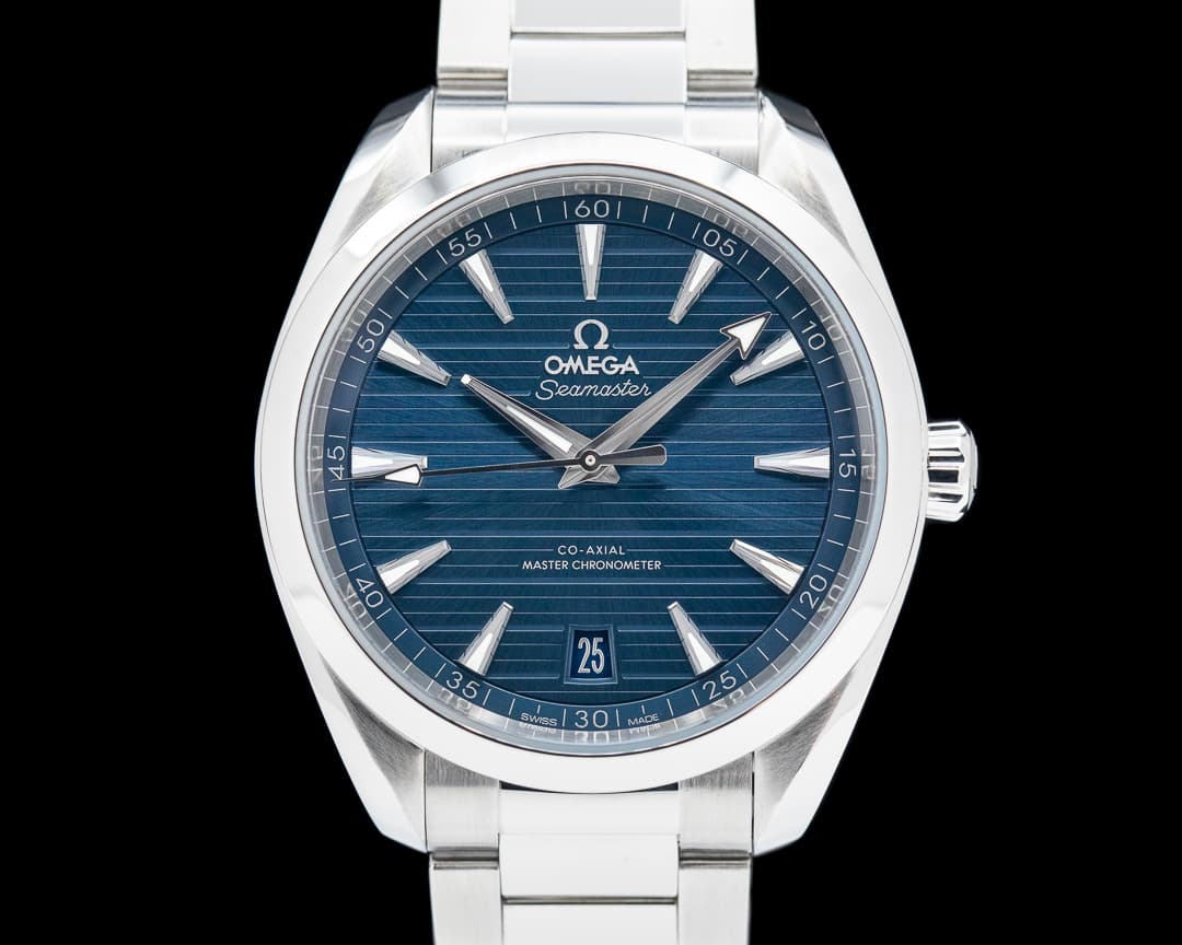 Omega Seamaster Aqua Terra Co-Axial Master Chronometer SS Blue Dial