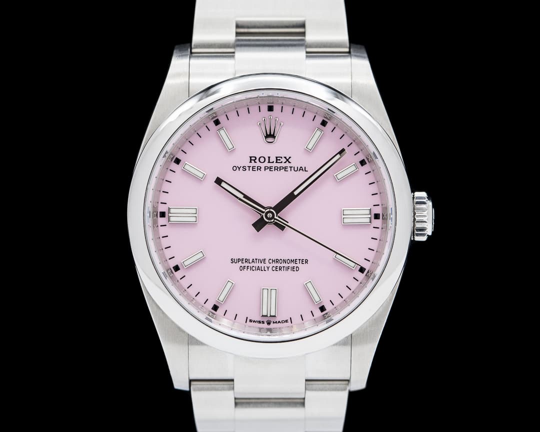 Rolex Oyster Perpetual 36MM 126000 SS Pink Dial 2024