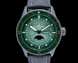 Bathyscaphe Quantième Complet Phases de Lune Green Dial