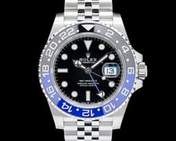 GMT Master II 126710BLNR "Batgirl" Jubilee SS Black Dial 2024