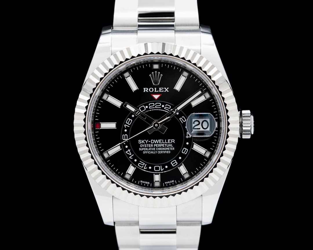 Rolex Sky Dweller 326934 SS Black Dial