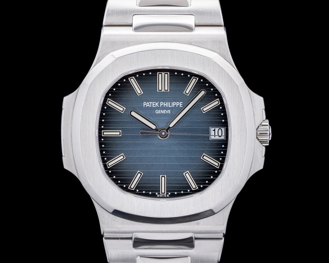 Patek Philippe Jumbo Nautilus 5711/1A SS Blue Dial 26-330 Movement