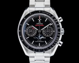 Speedmaster Automatic Moon SS Black Dial