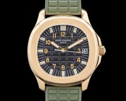 Aquanaut Jumbo 5065J 18K Yellow Gold Black Dial