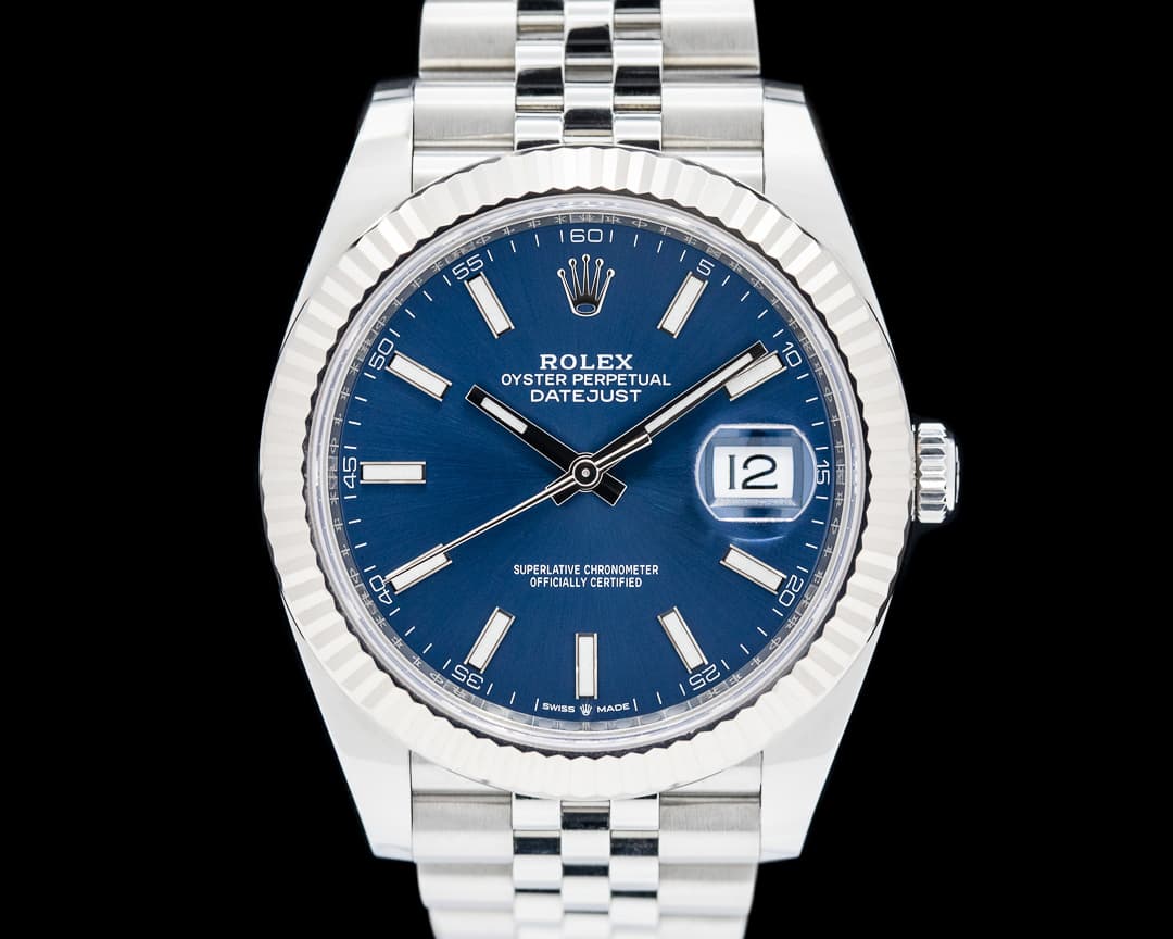 Rolex Datejust 41 Fluted Jubilee Blue Dial