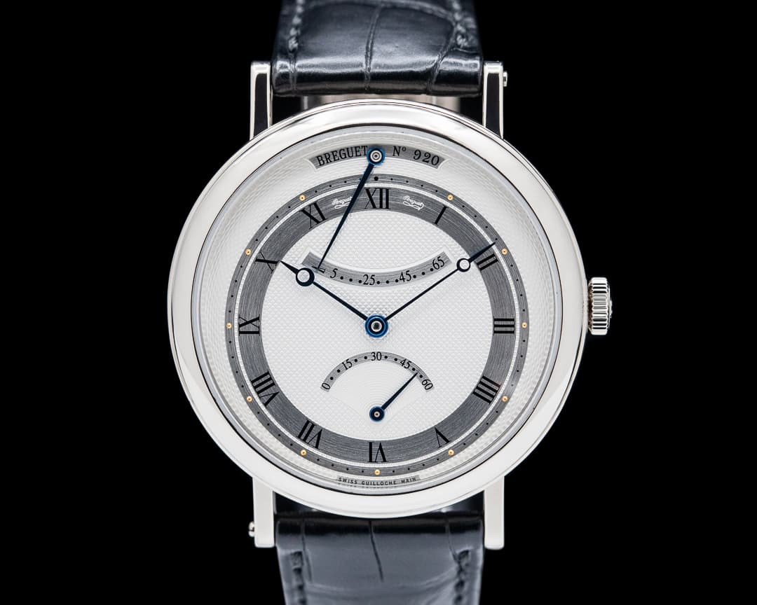 Breguet Classique Retrograde Seconds 18K White Gold Silver Dial