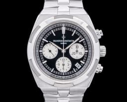 Overseas 5500V/110A Chronograph Black Panda Dial SS