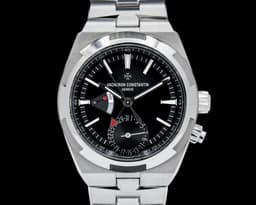 Overseas Dual Time 7900V SS Black Dial