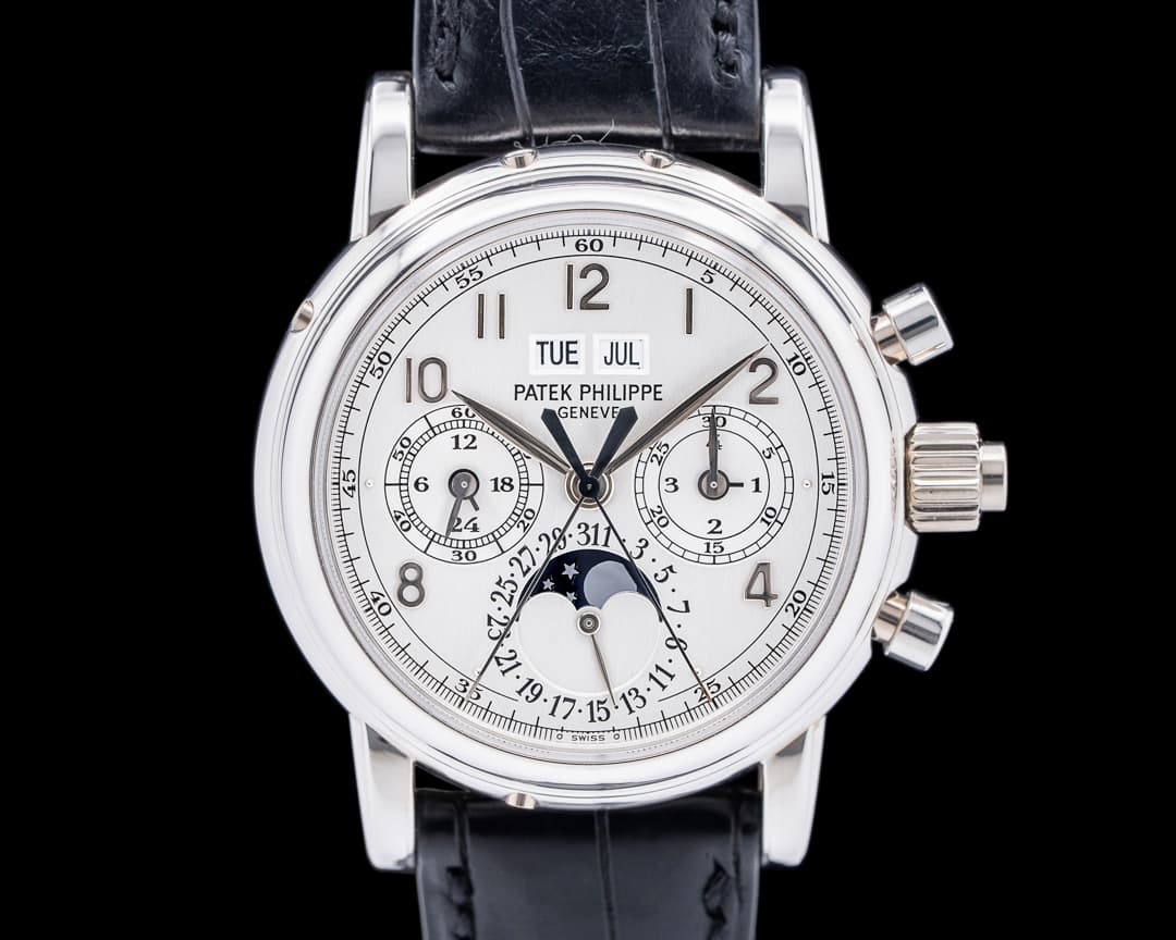 Patek Philippe Perpetual Calendar Split 5004P Platinum RARE VARIATION