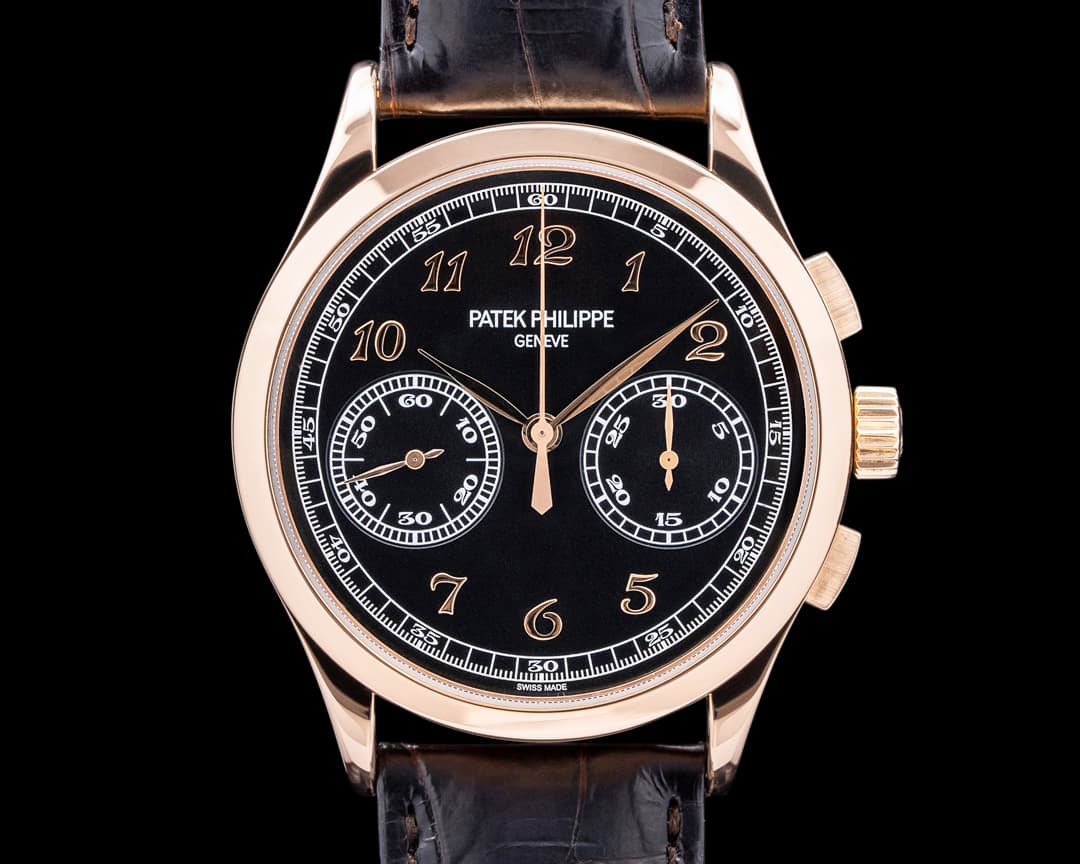 Patek Philippe 5170R Chronograph 18K Rose Gold Black Dial