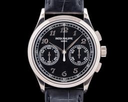 5170G Chronograph 18K White Gold Black Dial