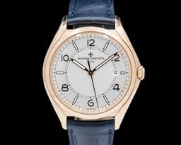 Fiftysix Self Winding 18K Rose Gold Silver Dial