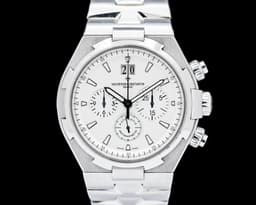 Overseas Chronograph SS Silver Dial