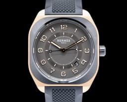 H08 Titanium / 18K Rose Gold Gray Dial