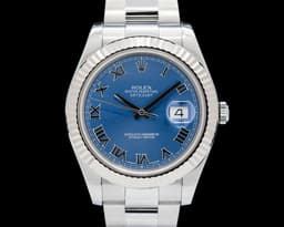 Datejust II 41MM SS Blue Roman Dial