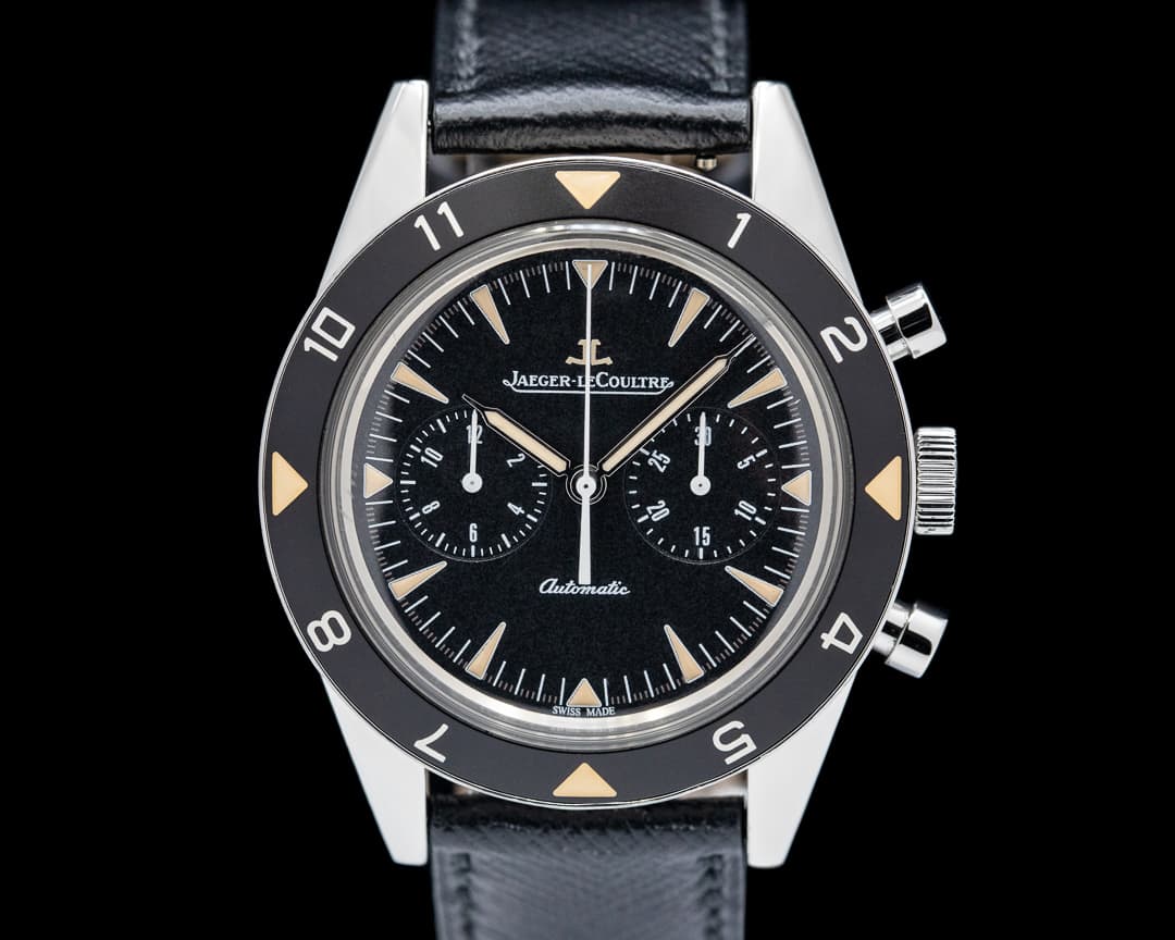 Jaeger LeCoultre Deep Sea Chronograph Boutique Edition SS Black Dial