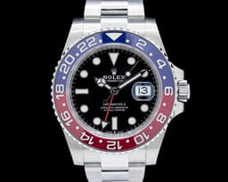 GMT Master II Ceramic 126710 "Pepsi" SS Black Dial