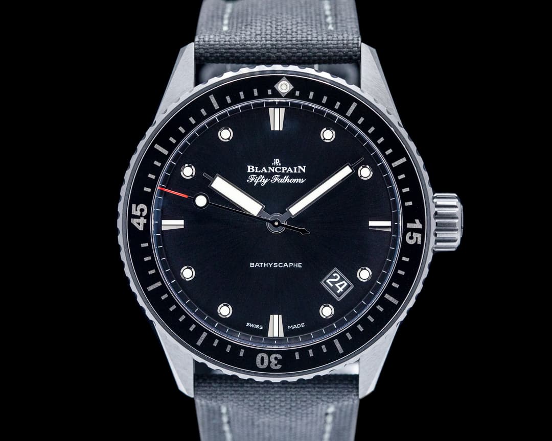 Blancpain Fifty Fathoms Bathyscaphe Ceramic Black Dial