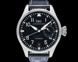Big Pilot IW500912 SS Black Dial
