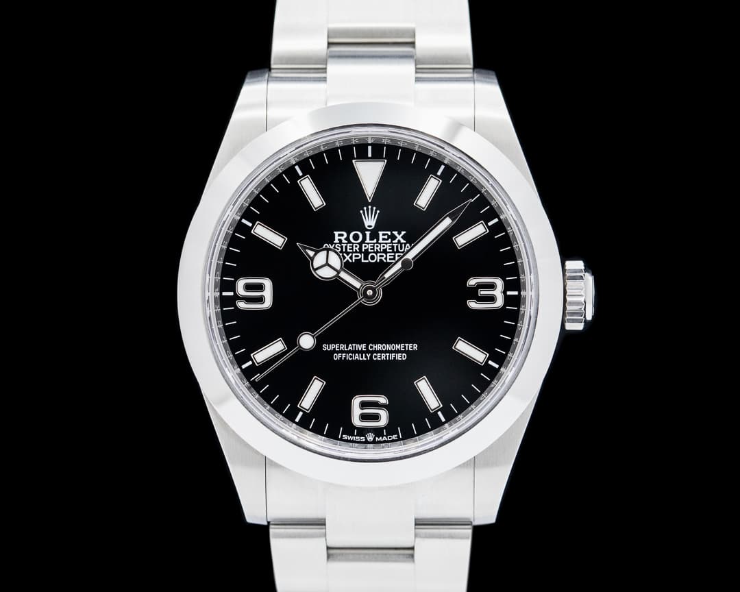 Rolex Explorer I 40MM SS Black Dial 2024