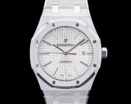 Royal Oak 15400ST SS Silver Dial