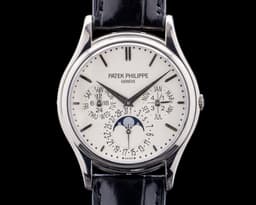 Perpetual Calendar 5140G Ultra Thin 18K White Gold Silver Dial