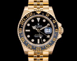 GMT Master II 126718 18K Yellow Gold Jubilee Black Dial