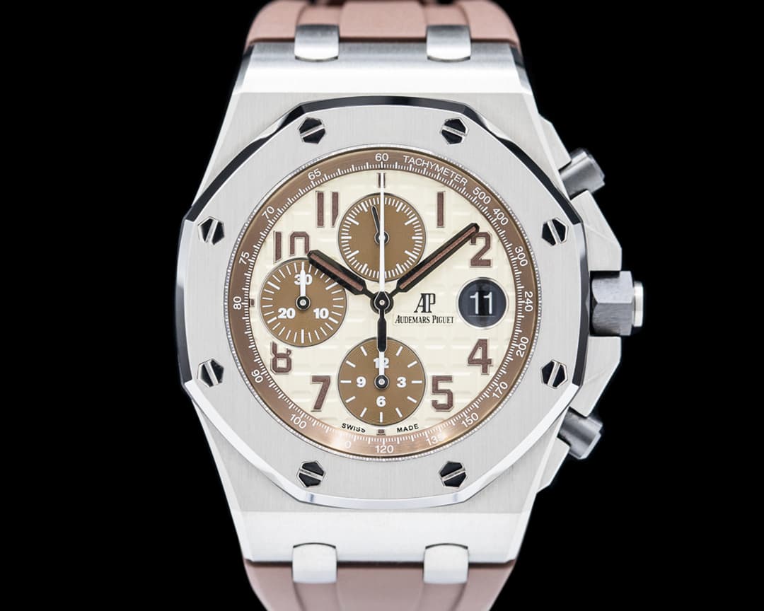 Audemars Piguet Royal Oak 26470ST Offshore "Safari" SS Beige Dial
