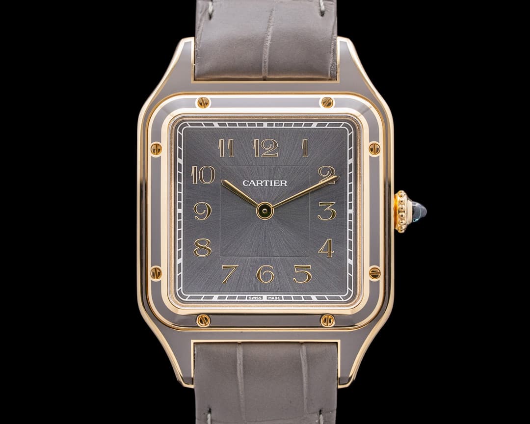 Cartier Santos Dumont 18K Yellow Gold Gray Dial 2025