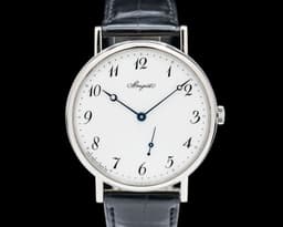 Classique Automatic 18K White Gold White Enamel Dial