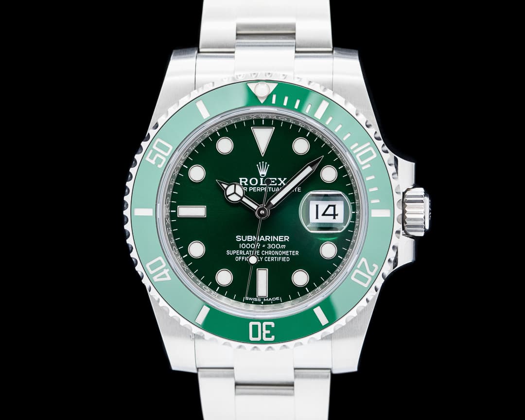 Rolex Submariner "Hulk" Green Ceramic Bezel SS Green Dial