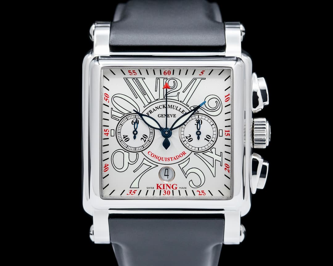 Franck Muller Conquistador Cortez Chronograph SS Silver Dial