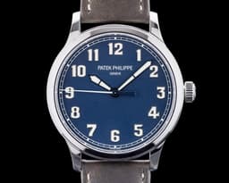 Pilot 5522A Calatrava Steel "New York" SS Blue Dial LIMITED