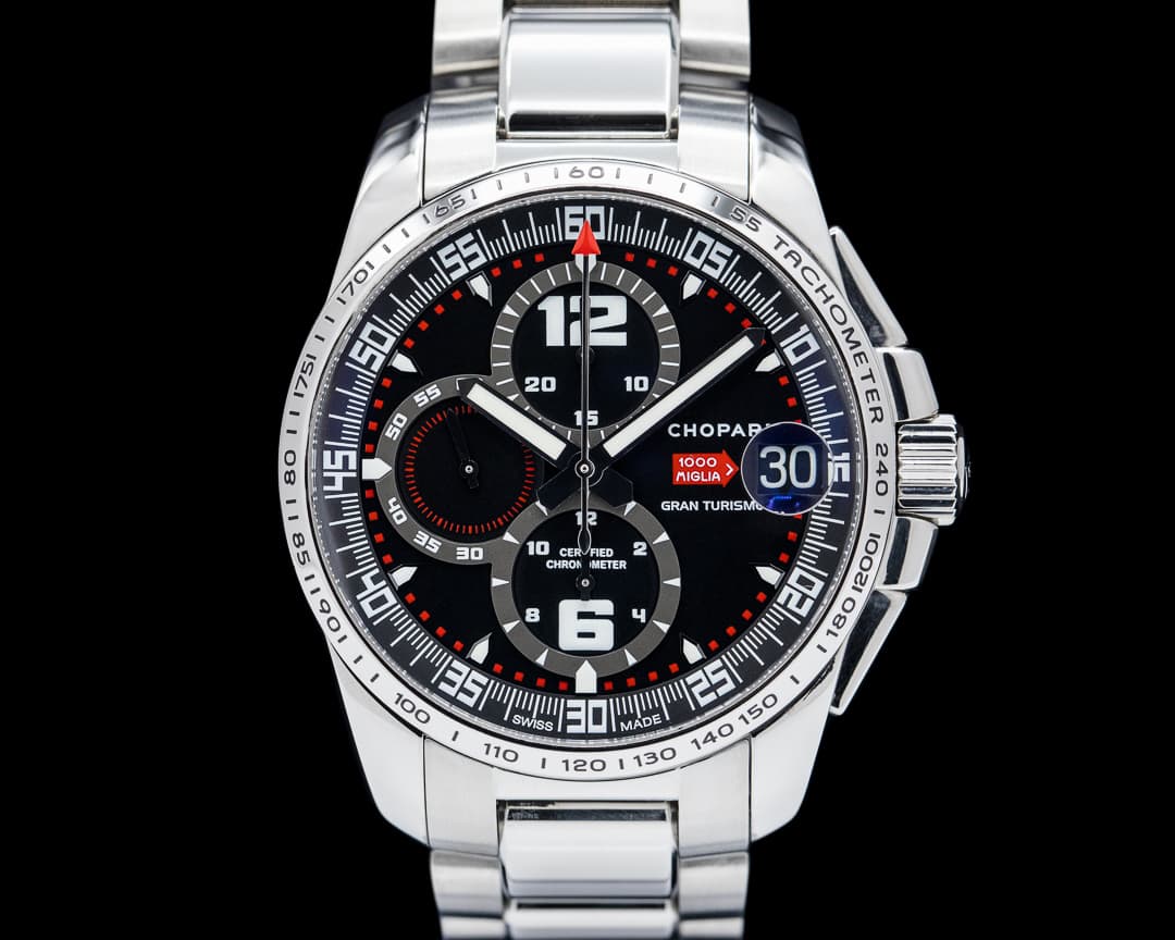 Chopard Gran Turismo GT XL Chronograph SS Black Dial