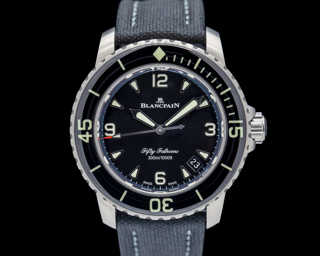 Blancpain Fifty Fathoms Titanium Black Dial 2025 UNWORN