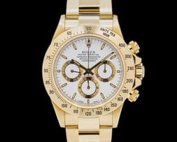 Daytona Zenith White Dial 18K / Bracelet C. 1996