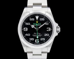 Air King 126900 SS Black Dial 2024 UNWORN