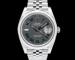Datejust 41 Jubliee SS Gray Wimbledon Dial 2024 UNWORN