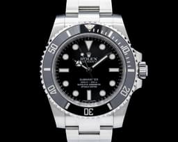 Submariner 114060 No Date Ceramic Bezel SS Black Dial