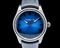Pioneer Center Seconds SS Funky Blue Fume Dial