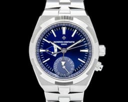 Overseas Dual Time SS Blue Dial 2025 UNWORN FULL SET