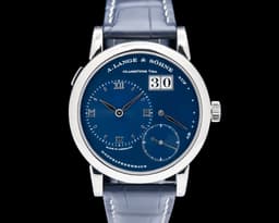 Lange 1 18K White Gold Blue Dial