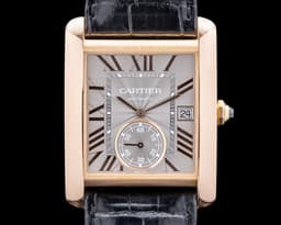 Tank MC 18K Rose Gold Gray Dial