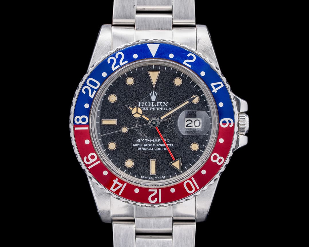Rolex GMT Master 16750 SS Pepsi Bezel C. 1985