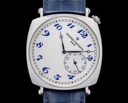 Historiques American 1921 Platinum Silver Dial Blue Numerals RARE