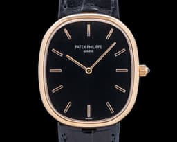 Golden Ellipse 5738R Rose Gold Black Dial