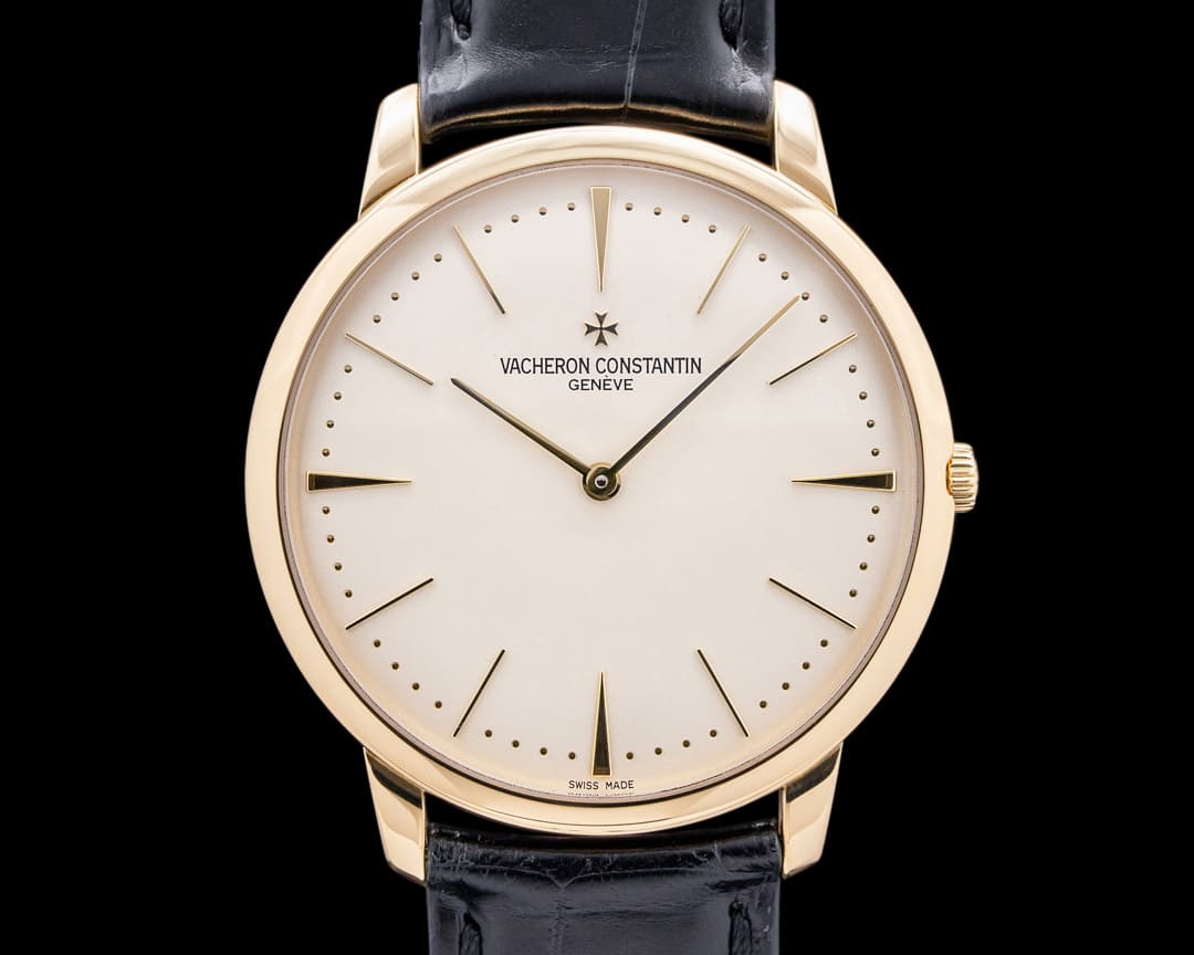 Vacheron Constantin Patrimony Contemporaine 18K Rose Gold Silver Dial