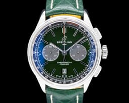 Premier B01 Chronograph 42 Bentley SS Green Dial