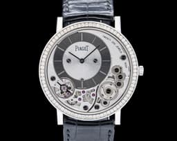 Altiplano 900P 18L White Gold Diamond Bezel ULTRA THIN