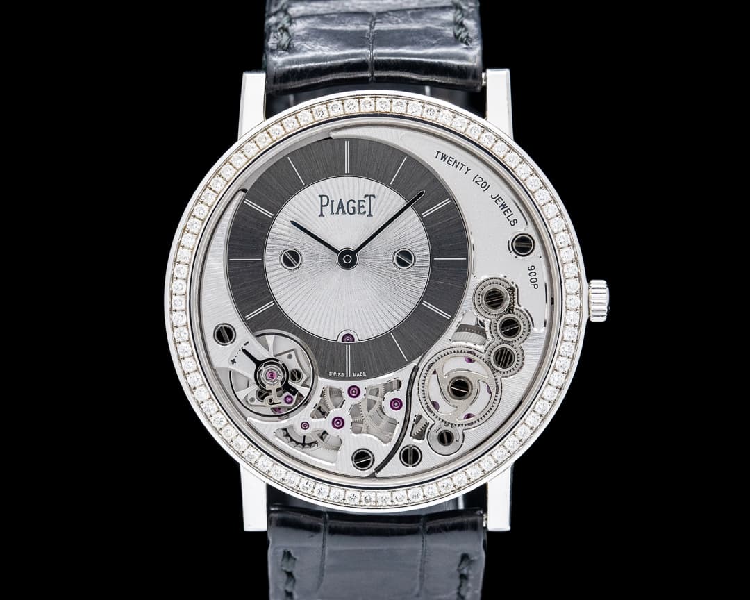 Piaget Altiplano 900P 18L White Gold Diamond Bezel ULTRA THIN